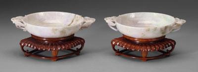Pair Chinese hardstone marriage