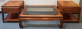 PAIR CHINESE HONGMU SIDE TABLE