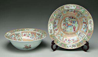 Pair Chinese porcelain bowls,
