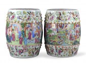 PAIR CHINESE PORCELAIN CANTON
