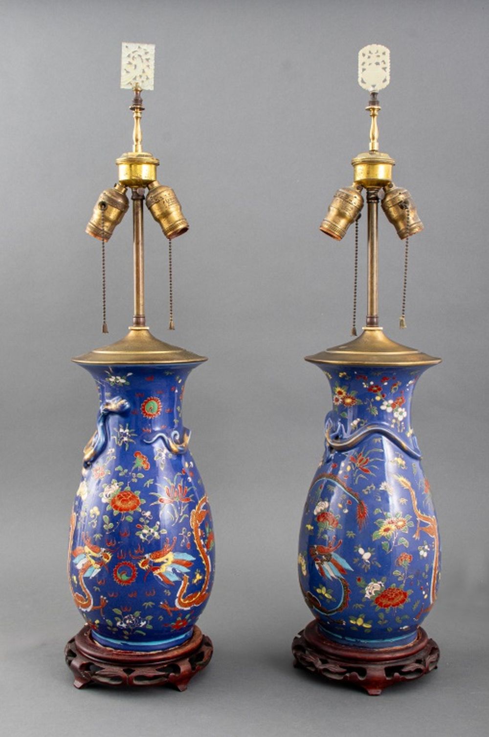 PAIR CHINESE PORCELAIN VASES