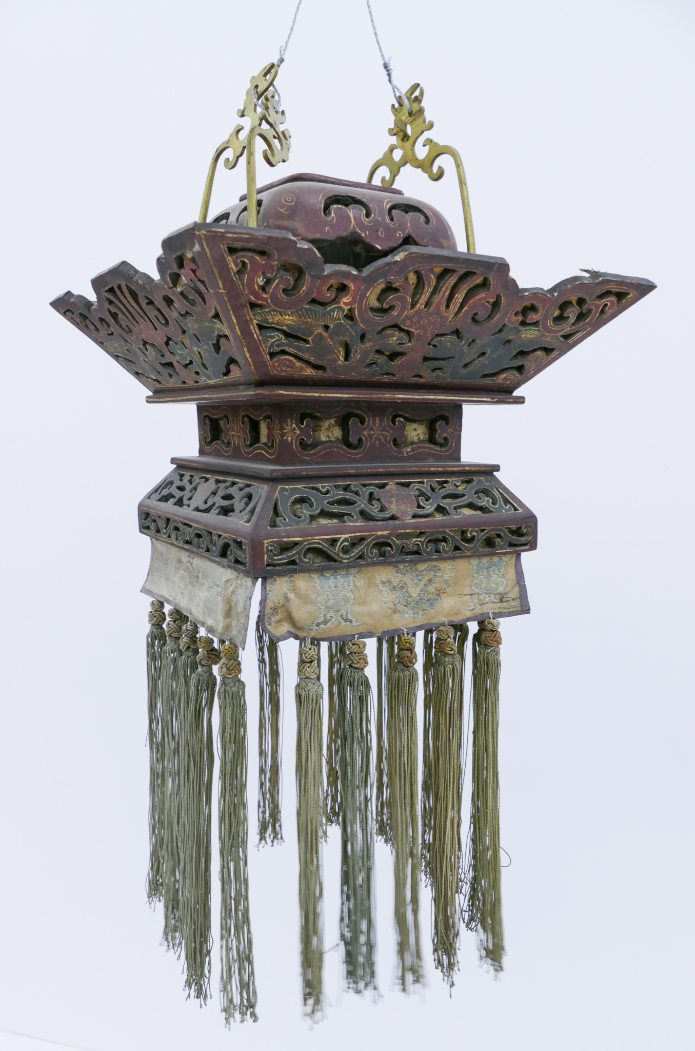Pair Chinese Qing Lacquered