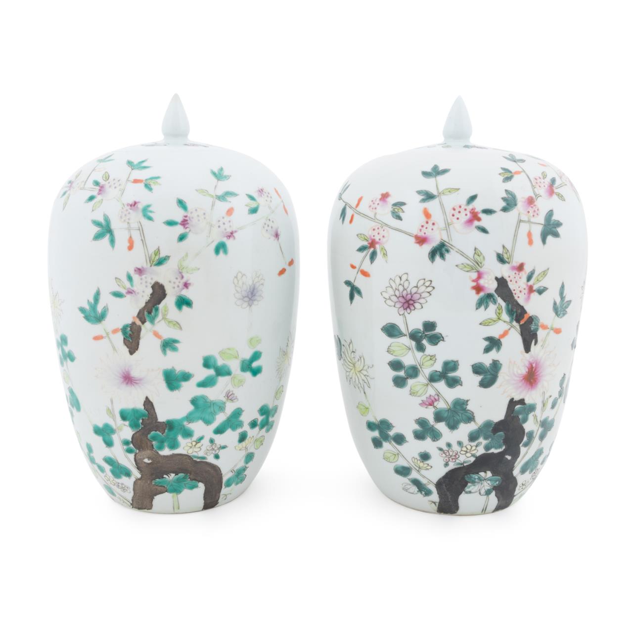PAIR CHINESE REPUBLIC FAMILLE
