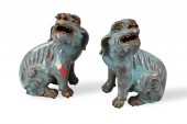 PAIR CHINESE SHIWAN ROBIN EGG