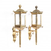 PAIR, CHINOISERIE PAGODA-FORM