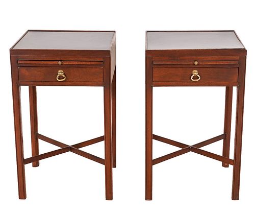 PAIR CHIPPENDALE STYLE END