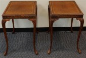 PAIR CHIPPENDALE STYLE GOLD AN