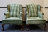 PAIR CHIPPENDALE STYLE MAHOGAN