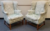 PAIR CHIPPENDALE STYLE MAHOGAN