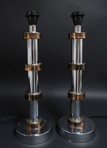 PAIR CHRISTIAN DIOR STYLE LAMPSPair
