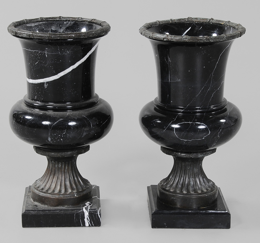 Pair Classical Black Marble and