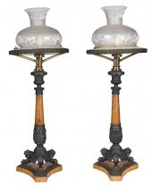 PAIR CLASSICAL BRONZED AND FAU