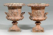 Pair classical cast iron garde
