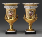Pair Classical Porcelain Urns
