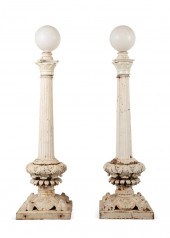 PAIR CLASSICAL REVIVAL IRON ST