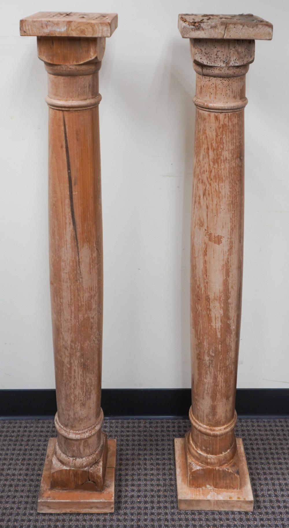 PAIR CLASSICAL STYLE FRUITWOOD