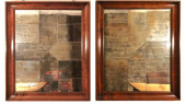 PAIR CLASSICAL STYLE WALNUT MO