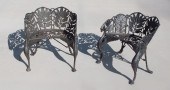 PAIR COALBROOKDALE CAST IRON G