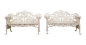 PAIR COALBROOKDALE STYLE IRON