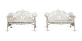 PAIR COALBROOKDALE STYLE IRON