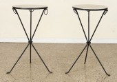 PAIR COCKTAIL TABLES MANNER OF