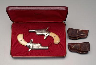 Pair Colt boot pistols: .22 cal.,