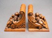 PAIR COMPOSITION FIGURAL BOOKE