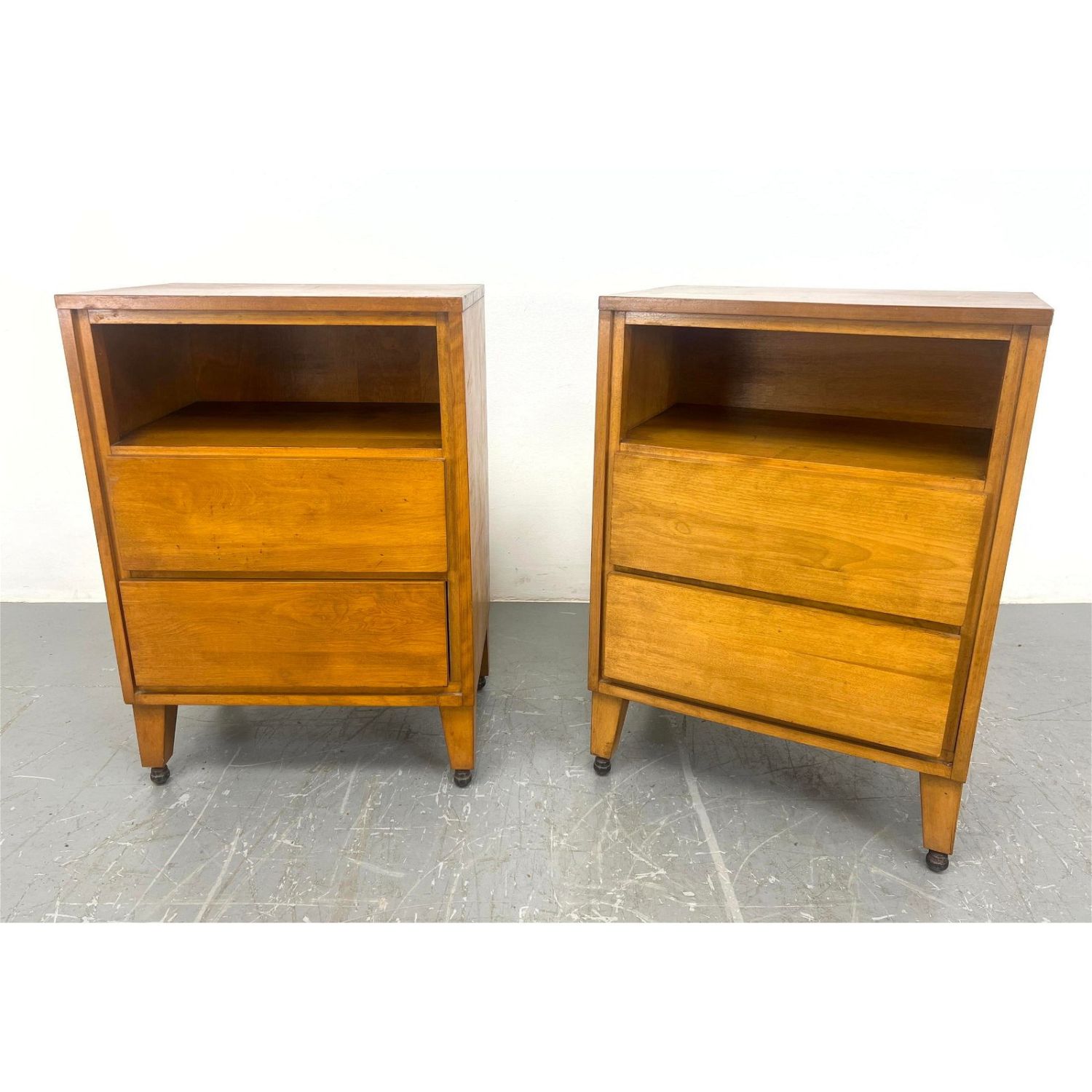 Pair Conant Ball Side Table Night