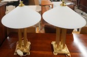 PAIR CONTEMPORARY BRUSHED META