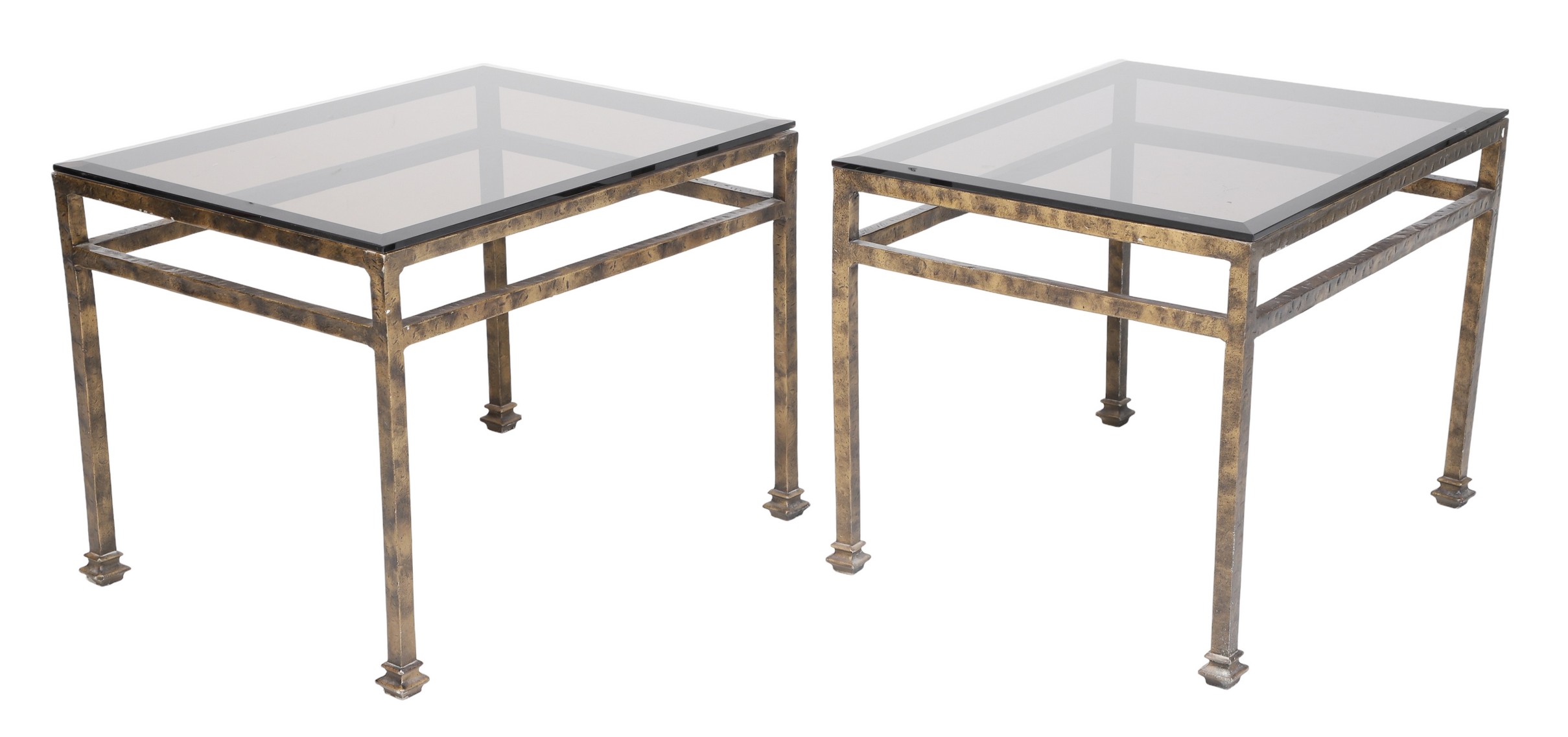 Pair Contemporary distressed