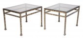 Pair Contemporary distressed p