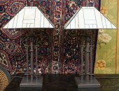 PAIR CONTEMPORARY PATINATED ME