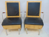 PAIR CONTEMPORARY SWEDISH CHAI