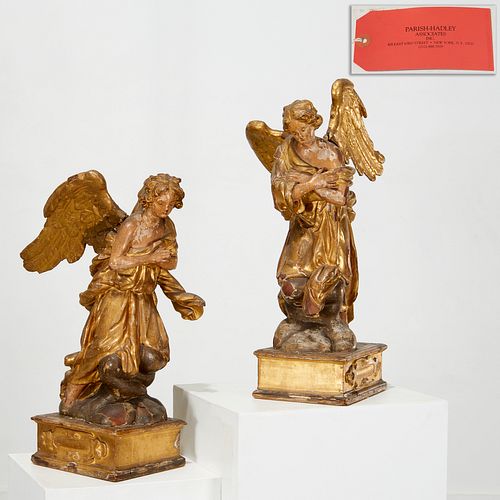 PAIR CONTINENTAL BAROQUE GILTWOOD