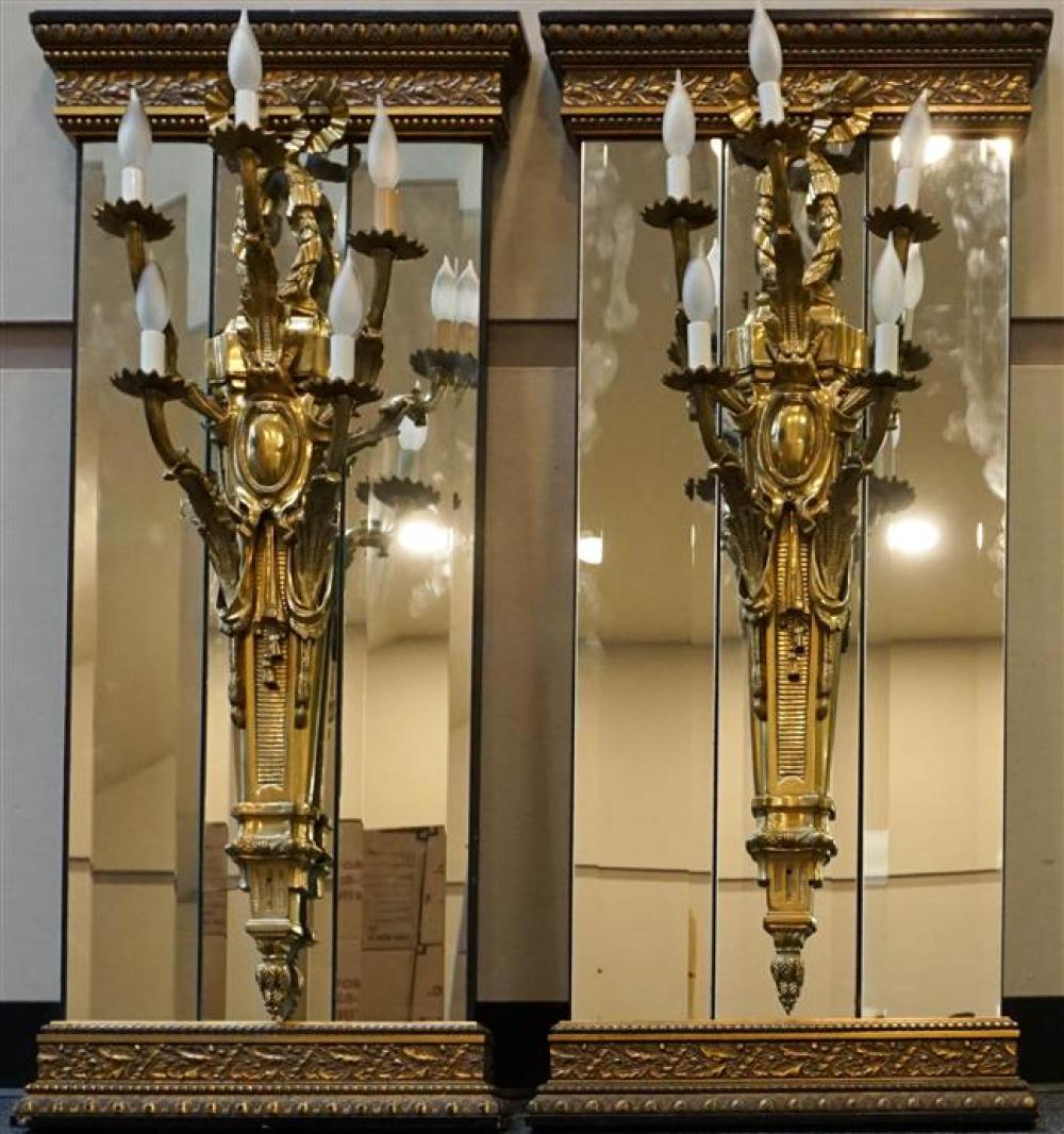 PAIR CONTINENTAL BRONZE AND