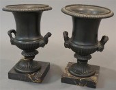PAIR CONTINENTAL BRONZE CAMPAN