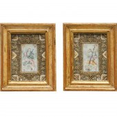 PAIR CONTINENTAL FRAMED RELIQU