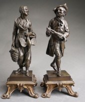 PAIR CONTINENTAL LOUIS XV STYL