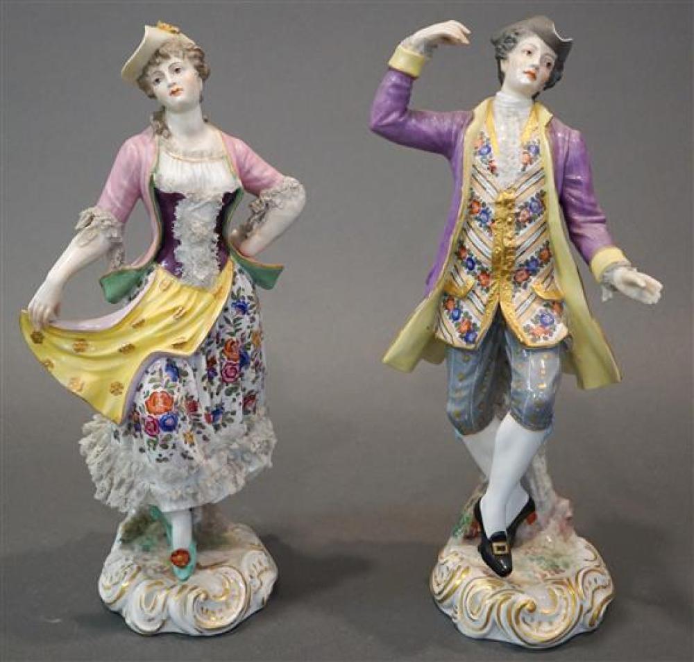 PAIR CONTINENTAL PORCELAIN