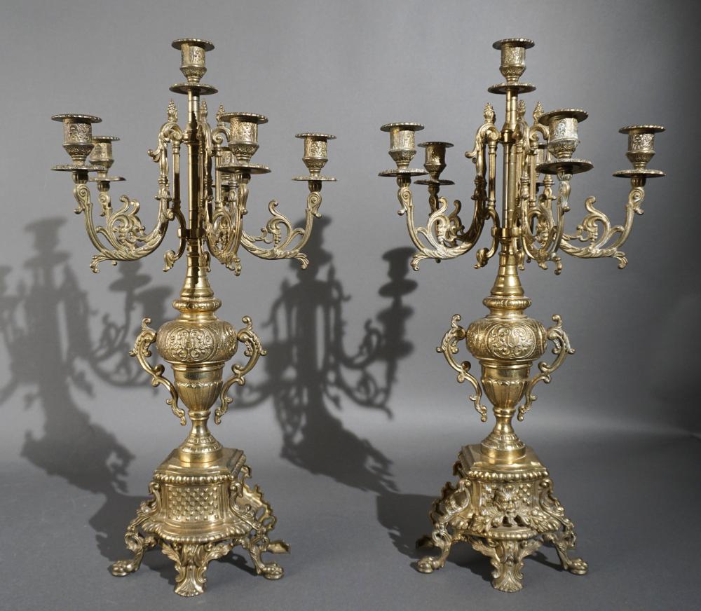 PAIR CONTINENTAL ROCOCO STYLE