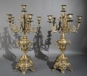 PAIR CONTINENTAL ROCOCO STYLE