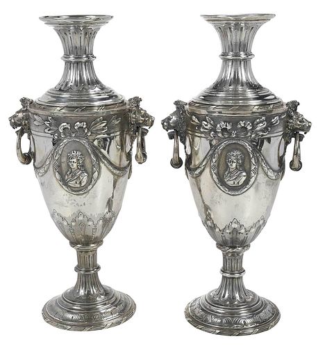 PAIR CONTINENTAL SILVER