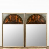 PAIR, CONTINENTAL TRUMEAU MIRR