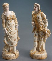 PAIR CONTINENTAL-TYPE GILT DEC
