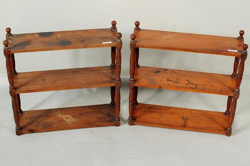 PAIR COUNTRY PINE HANGING