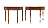 PAIR COUNTRY SHERATON CONSOLE