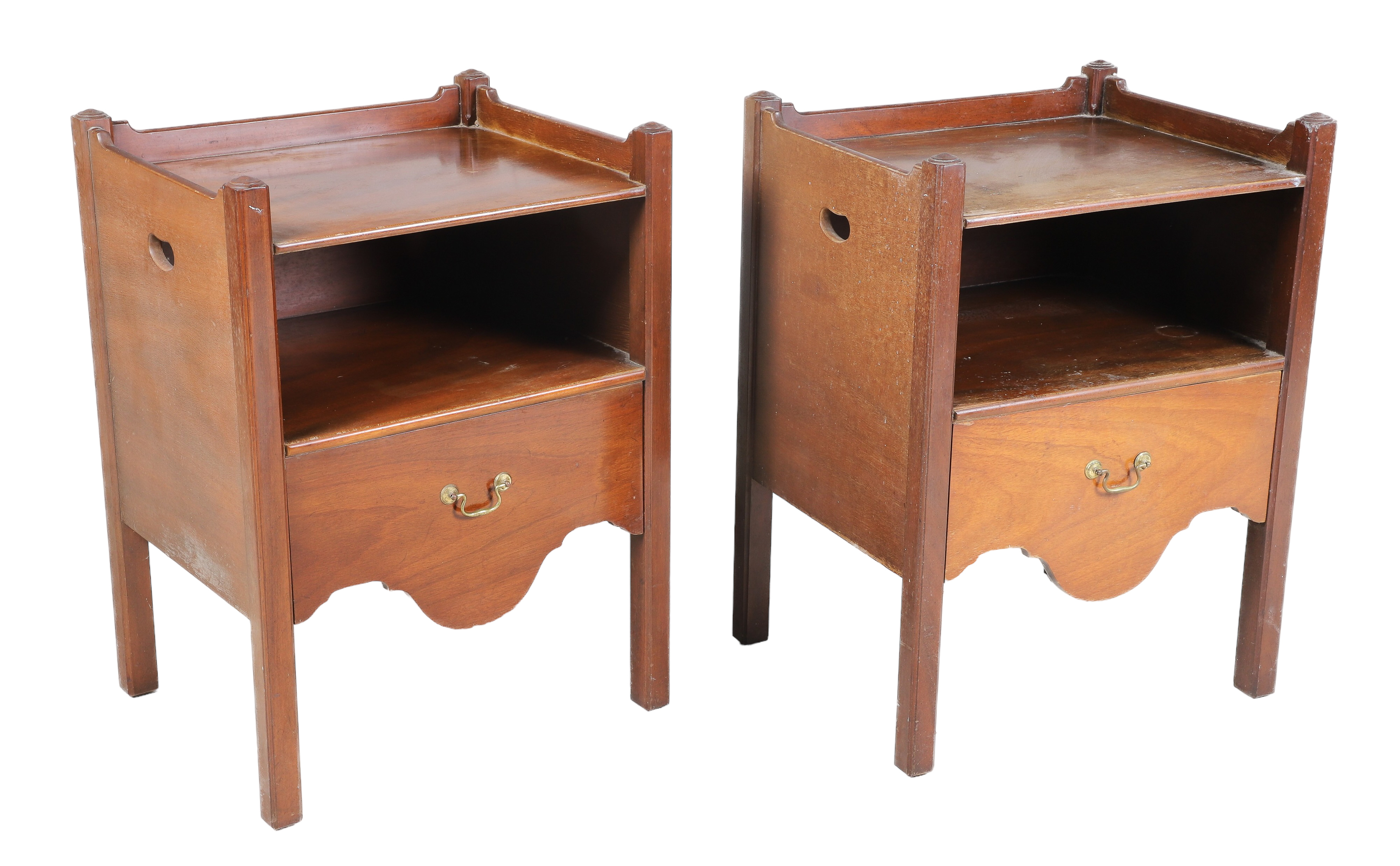 Pair CW Kittinger Chippendale style