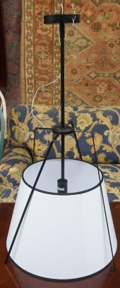 PAIR DAINOLITE BLACK ENAMALED