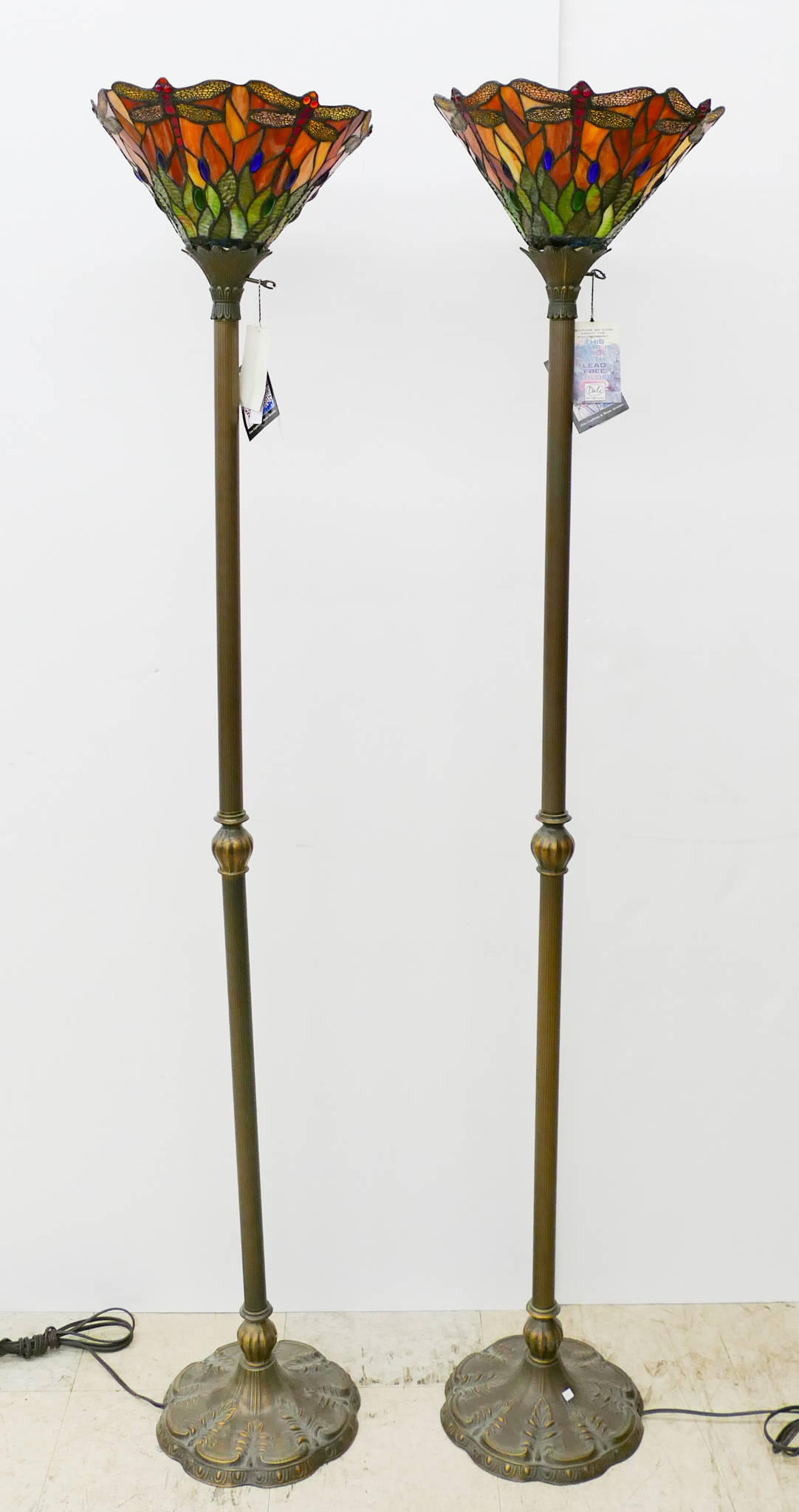 Pair Dale Tiffany Dragonfly