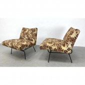 Pair DAN JOHNSON Lounge Chairs